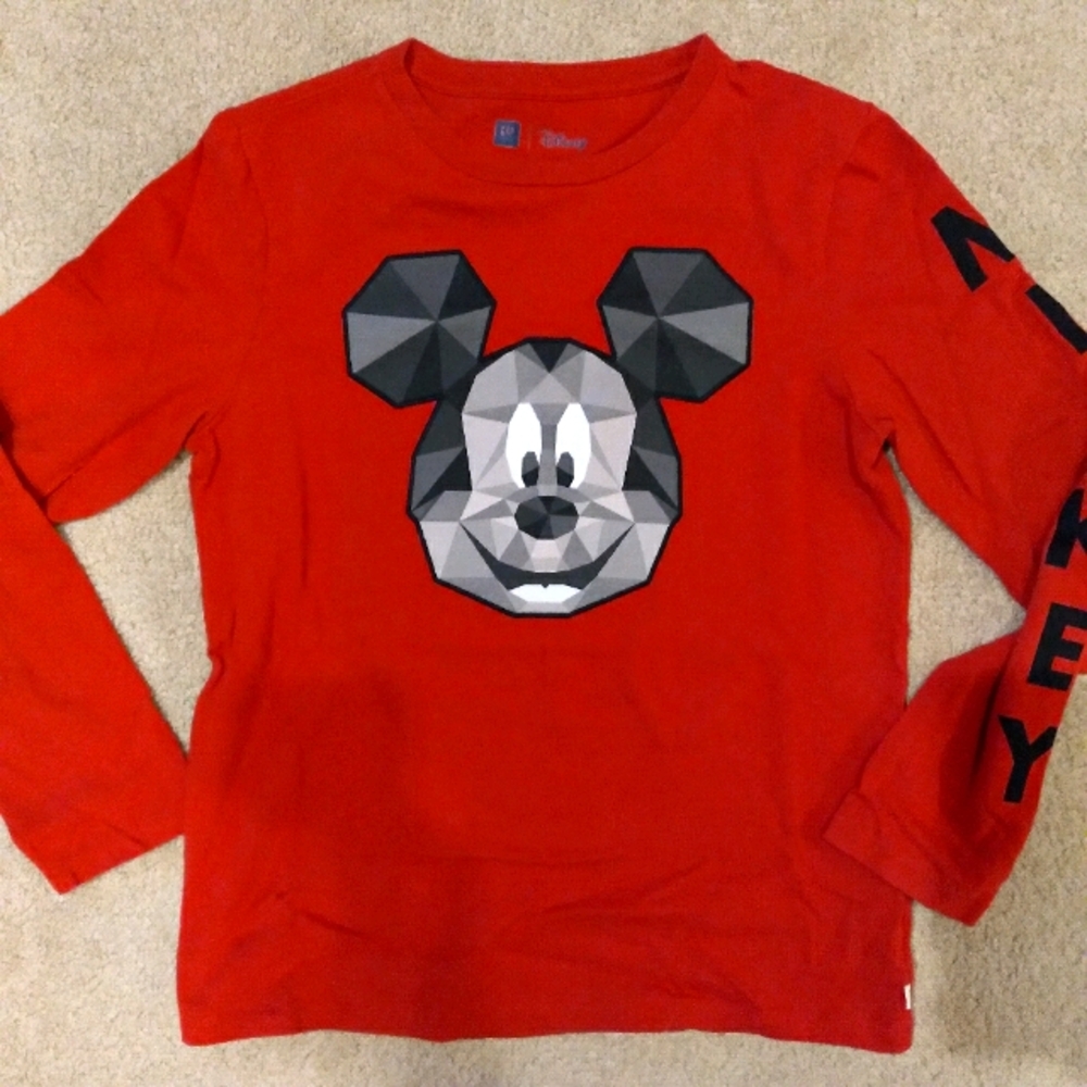 Gap Kids Disney's Mickey Mouse Long Sleeve Shirt